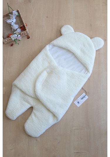 Kız Erkek Bebek Lüks Anakucağı Kundak Stl6399 Krem