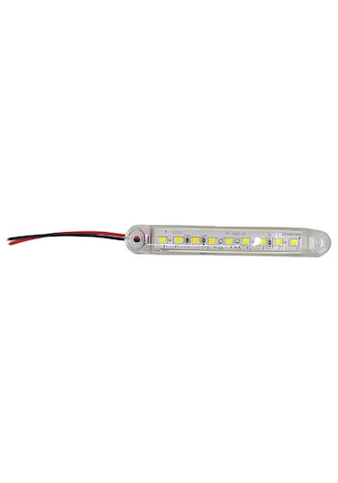 1 Adet Beyaz Parmak Lamba 9 Led 12v 24v