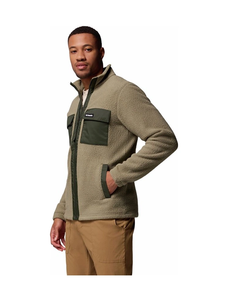 Columbia Juniper Peak Full Zip Fleece Yeşil Erkek Outdoor Polar Xe6508 Yeşil