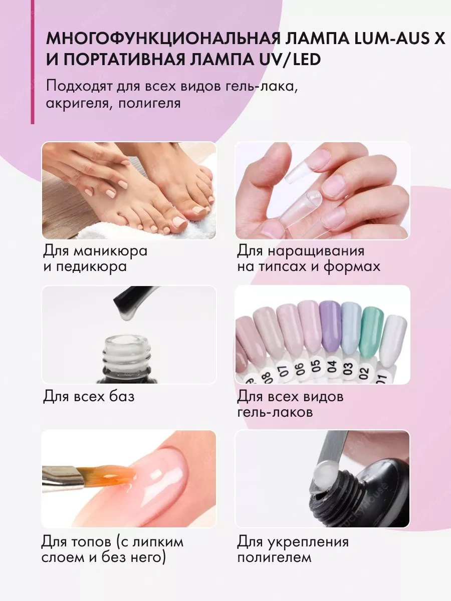 Luckyhouse Profesyonel Manikür Ve Ultraviyole Tırnak Lambası 21200434