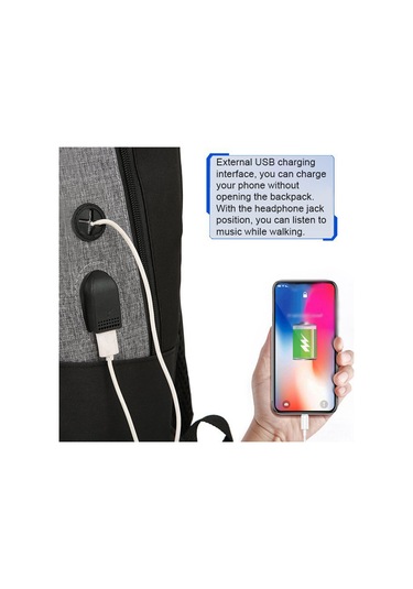 Ruicoo Üçlü Set Oxford Kumaş Sırt Çantası - Bilgisayar Taşıma, İş Ve Spor İçin Erkek/kadın, Gri Gri