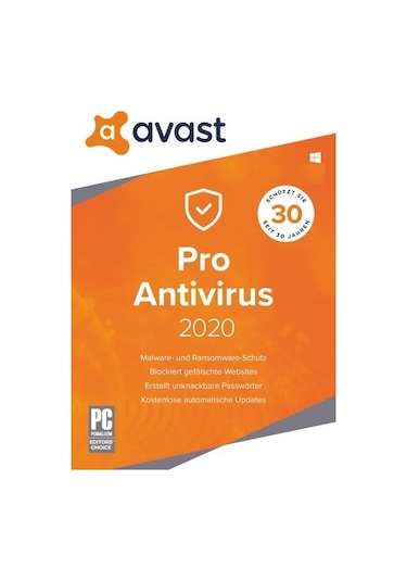 Avast Antivirus Pro Güncel Sürüm Çoklu Cihaz Seçimi İle