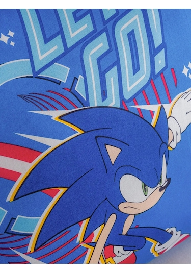 Karışık Sonic Baskılı Tek Kişilik Çocuk Pike Seti Çok Renkli