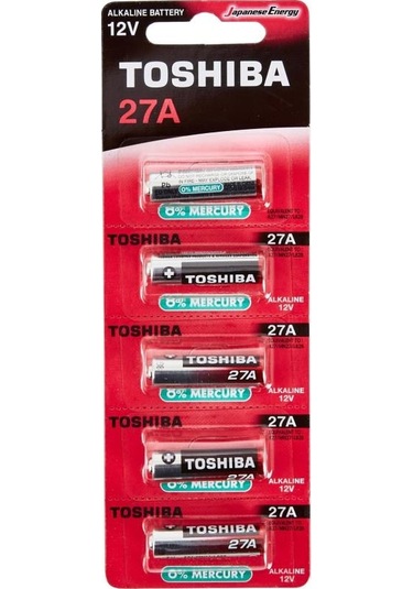 Toshiba 27A BP-5C 12V Alkalin Pil 5'li