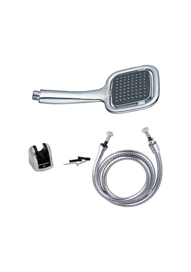 Kardelen Mafsallı Duş Başlığı + Örgülü  Duş Hortumlu Duş Seti Diğer
