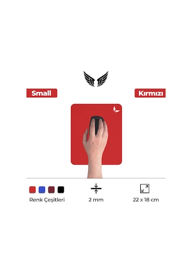 Golite Küçük Mouse Pad Kırmızı 18X22