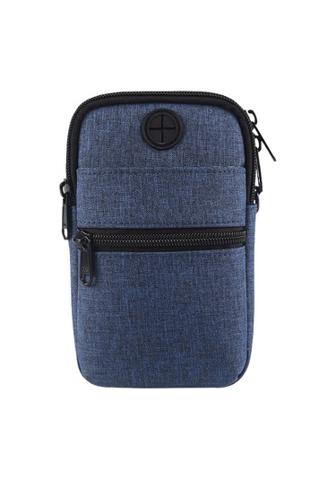 Su Geçirmez Çapraz Telefon Çantası - Küçük Ve Pratik Cep Çantası, Mini Boy Fonksiyonel Aksesuar, Günlük Kullanım İçin Şık Ve Dayanıklı Mavi