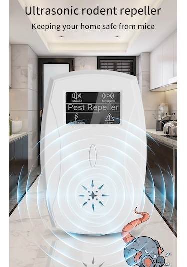 Lichen Ultrasonik Böcek Kovucu Kemirgen Kovucu, Çok Fonksiyonlu