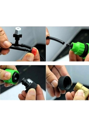 Trendooze Terası Sulama Su Sprinkler Soğutma Sistemi Sisleme Sisleme Mikro Hava Damlatma Başlıkları Bahçe 25m&30 Tn