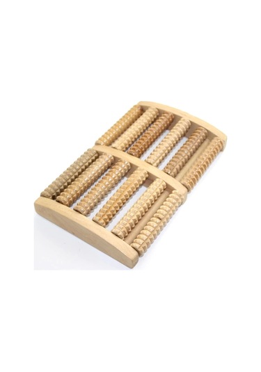 12 Silindirli Ahşap Ayak Masaj Aleti Mz-511a