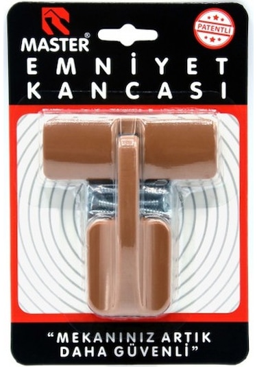 Lüks Emniyet Kancası açık Kahverengi emk-02l
