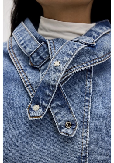 Scarlett Denim Mavi Kadın Ceket-mavi Mavi