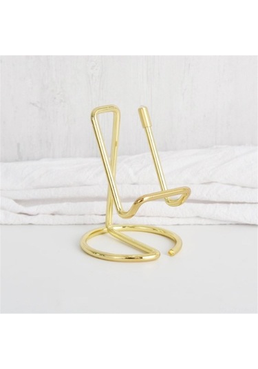 Dancemonkey Dayanıklı Metal Stand - Ev/ofis Masaüstü Altın Altın