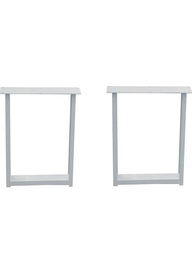 CVTdesign Metal Ayak Masif Kütük Sehpa Bench Bank Ayağı Profil Ayaklar