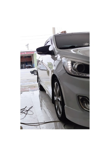 Hyundai Accent Blue Sinyalli Batman Yarasa Ayna Kapağıı Piano Black Plastikk
