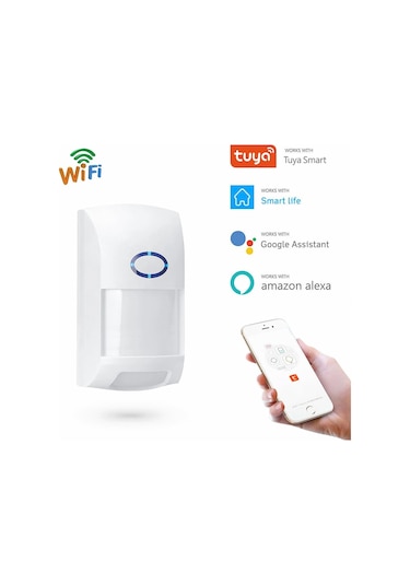 Yeco Hs-15 Evcil Hayvan Dostu Akıllı Wifi Pır Hareket Sensörü Tuya Uyumlu, Bildirimli, Kablosuz