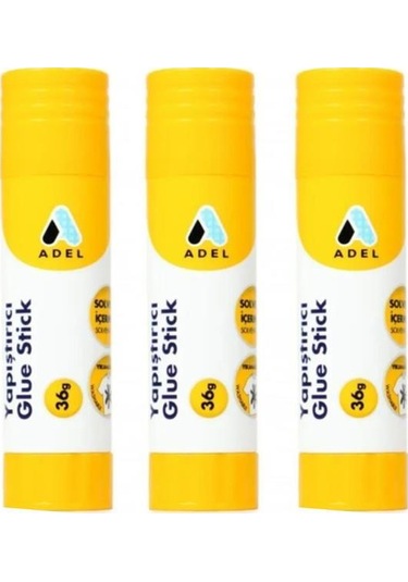 Adel Stick Yapıştırıcı 36 Gram - 3 Adet