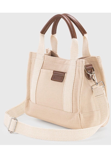 Housebags Kadın Kanvas Tote Bag 232 001