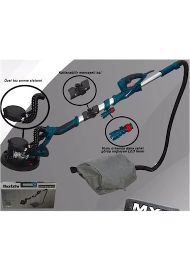MaxExtra MXP 3150 800 W Alçıpan Duvar Zımpara Makinesi