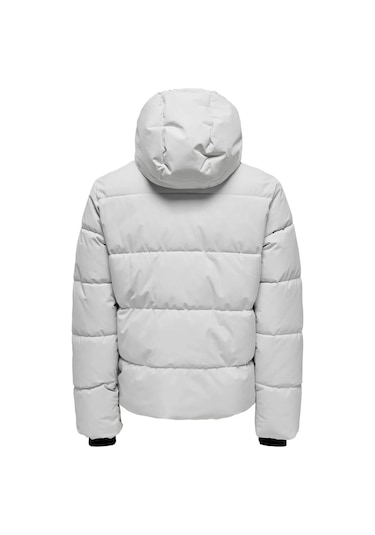 Only & Sons Erkek Mont Beyaz 22029661 Onselıjah Pckt. Hood Jacket Otw Noos 25kw21000040 W210181 Beyaz