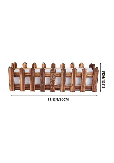 1 Adet Ahşap Çit Saksısı