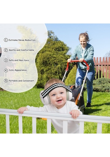 Sones Kafa Bandı Tipi Uyku Ses Geçirmez Gürültü Geçirmez Bebek Kulaklıkları Mavi+mavi