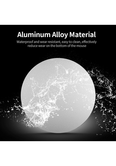 Geeksen Alüminyum Ofis Altlığı - Kaymaz Tabanlı, Aşınmaya Dayanıklı, 220x220mm