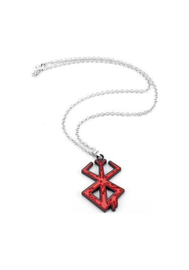 Dükkan Design Berserk Animesi Siyah Logo Kolye Çok Renkli