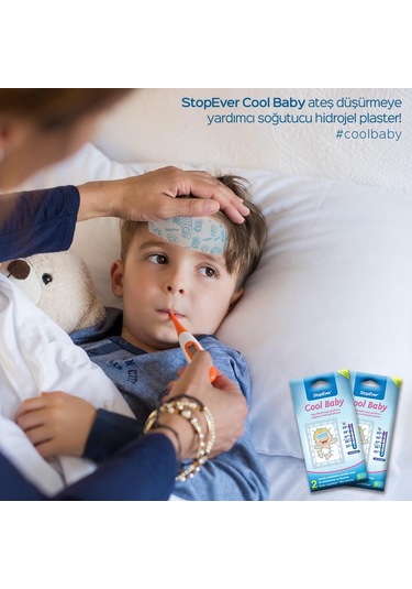 Stopever Cool Baby Ateş Düşürmeye Yardımcı Soğutucu Hidrojel Plas 6'Lı