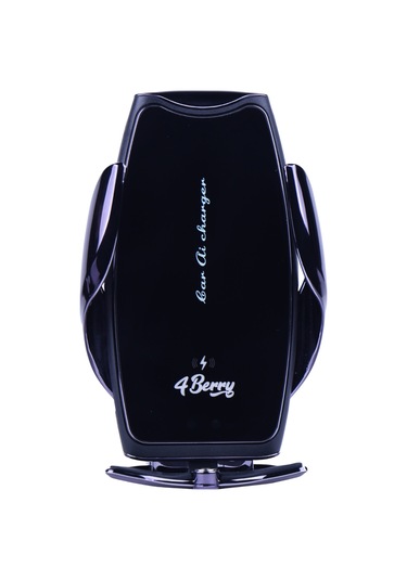 A8g Siyah Araç Tutucu 15 W Kablosuz Hızlı Şarj, Otomatik Kıskaçlı Siyah