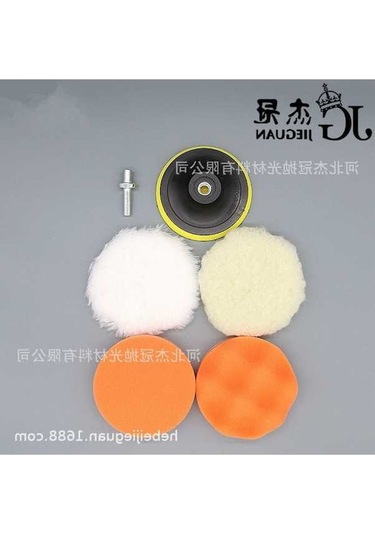 Pazly 3/7 İnç 6 Parça Araba Cilalama Seti - Yüksek Kaliteli Yün Diskler Ve Sünger Tekerlekler, Dayanıklı