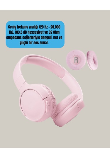 3.2 Cm Sürücülü Ergonomik Kablosuz Kulaklık