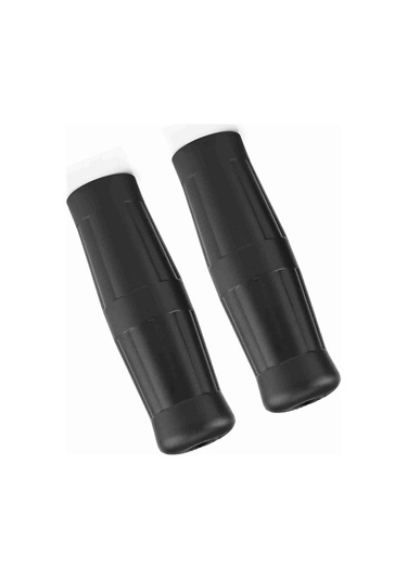 Konesam Motosiklet Lastik El Tutucu Beyaz - 22mm Sol/25mm Sağ, Anti Kayma, Konforlu, Klasik Kola Şişesi Deseni, Kol Yorgunluğunu Azaltır