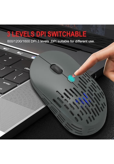 HXSJ T38 2.4G 3 Ayarlanabilir DPI Sessiz Kablosuz Fare