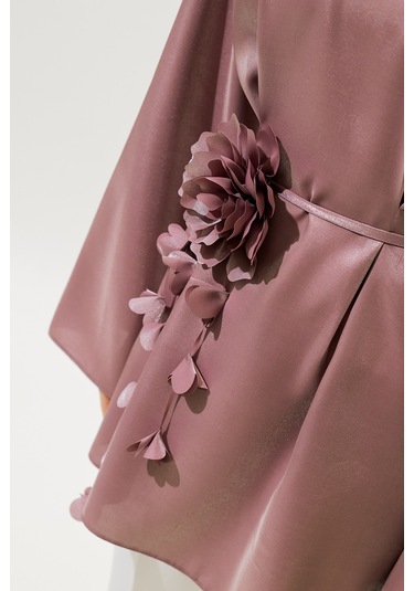 Çiçek Salkımlı Kemer Lila Lila