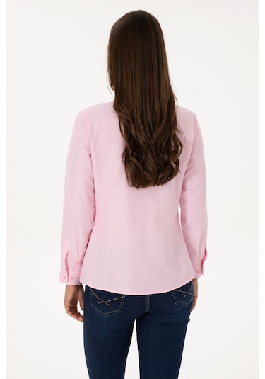U.s. Polo Assn. Kadın Pembe Gömlek Basic 50316711-vr041 Pembe