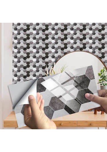 29 Stilleri Düz Mermer Kabartma Fayans Duvar Sticker Mutfak Yağı Geçirmez Banyo Su Geçirmez Kabuğu Ve Sopa Sert Kristal Duvar Kağıdı Mz-5-005 Diğer