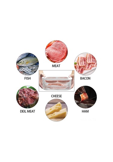 Salami Koruyucu Şeffaf Gıda Saklama Kapları, Kapaklı, 2000 Ml Taşınabilir Sızdırmaz Sosis Saklama Kutusu Şeffaf