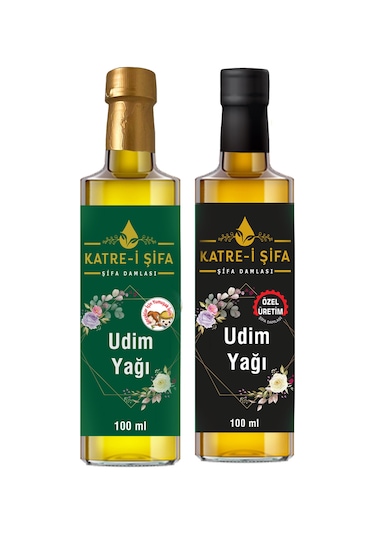 Katre-i Şifa Özel Üretim Udim Yağı ve Çocuklar için Udim Yağı 2'li