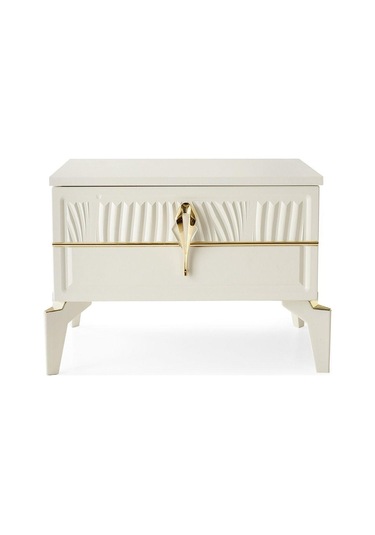 Bükreş Komodin-mdf-aytaşı-Beyaz