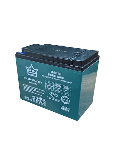 Ortec 12V 80 AH Jel Solar Sistem Aküsü 2023