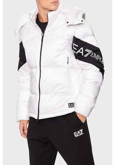 Ea7 Erkek Mont 6dpb33 Pneoz 1100 Beyaz Beyaz