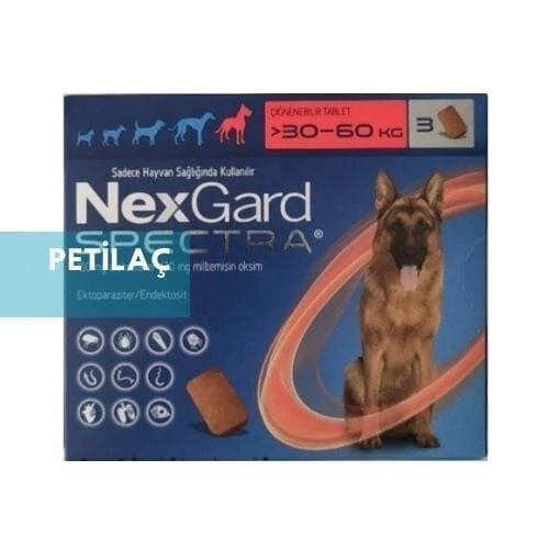 Nexgard Spectra 30-60 Kg Köpek- 3 Tablet Skt:11.2026