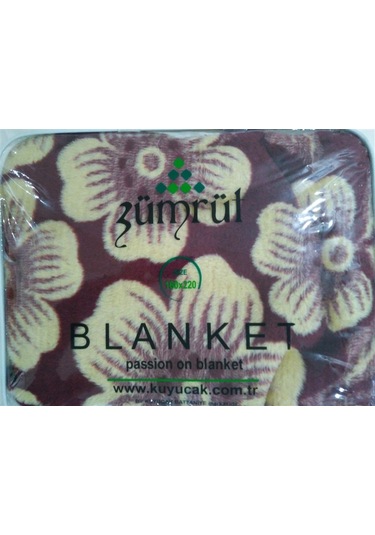 Zümrüt Tek Kişilik Lüks Peluş Battaniye (314265225)
