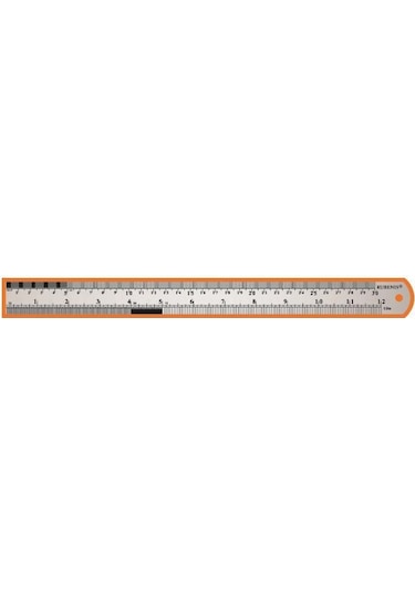 Rubenis  JR-30 Çelik Cetvel 30 CM Metal