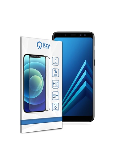 Samsung Galaxy A8 2018 ile Uyumlu Tam Kaplayan Temperli Cam Ekran Koruyucu