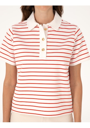 Pierre Cardin Kadın Kırmızı Tişört 50306322-vr030 Kirmizi