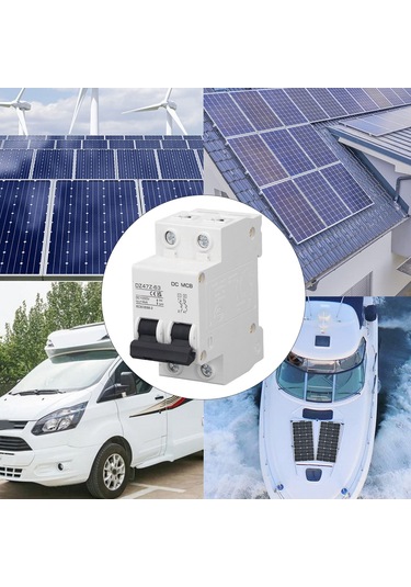 Aubyhe Güneş Enerjisi Fotaovoltaik Dc Devre Kesici 2p 1000v 40a: Aşırı Yük Ve Kısa Devre Koruması, Magnetik Ark Söndürme Sistemi