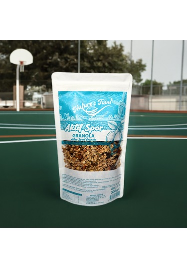 Aktif Spor Granola 300gr Katkısız Koruyucusuz A Kalite Ürünlerden Hazırlanmış Proteinli Doğal