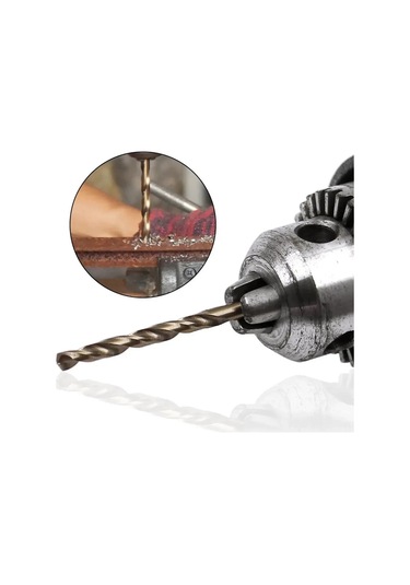 Kangvka Paslanmaz Çelik Delme İçin Titanyum Kaplı Hss Metal Matkap Uçları 10 Parça Set